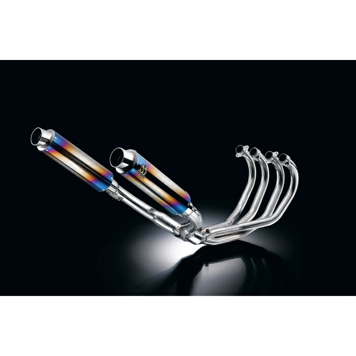 SP忠男 スペシャルパーツタダオ PURESPORT TwoTail フルエキゾーストマフラー TitanBlue CB400SB/SF|ナップス店