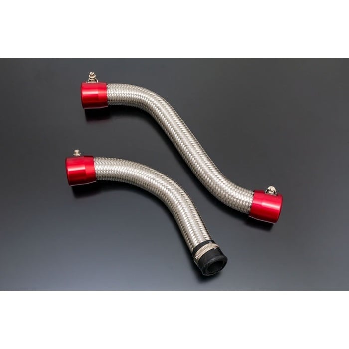 ARCHI アーキ EARL'S ECON-O-FIT限定仕様 ステンメッシュラジエターチューブセット ver.2 レッド Z900RS/CAFE/SE 21｜ナップス店