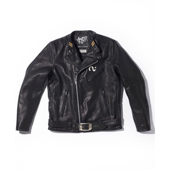 KADOYA カドヤ 1667 MASKED-R BLACK JKT ライダースジャケット ブラック画像