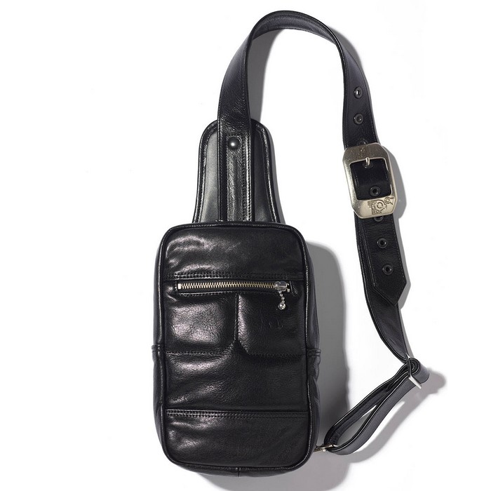 KADOYA カドヤ 9235 MASKED-R BLACK BAG ボディーバッグ ブラック画像