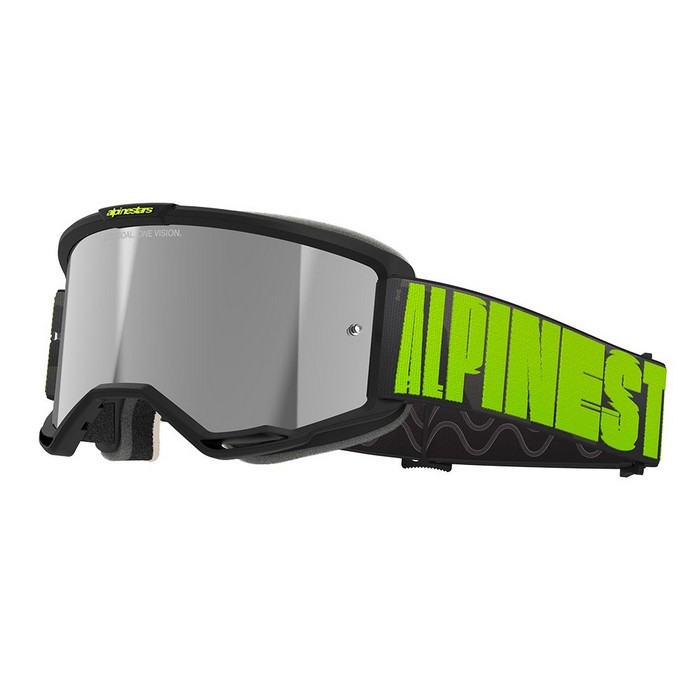 alpinestars アルパインスターズ ヴィジョン5ゴーグル ホロウ チャコール/イエローフロー/シルバーミラーレンズ 7,732円