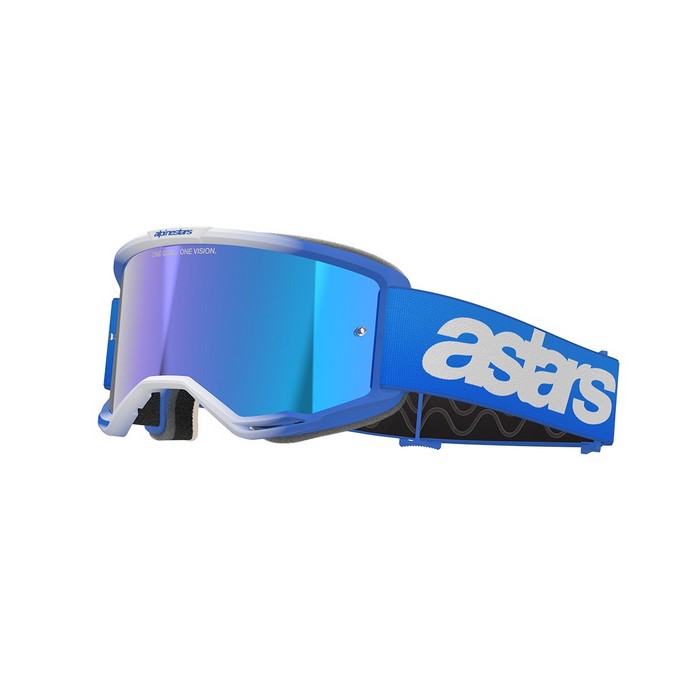 alpinestars アルパインスターズ ヴィジョン5ゴーグル ブレイズ/ブルー/ブルーミラーレンズ