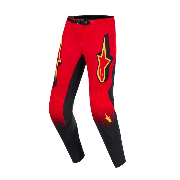 alpinestars アルパインスターズ スーパーテックパンツ センツ レッド/ブラック/イエロー