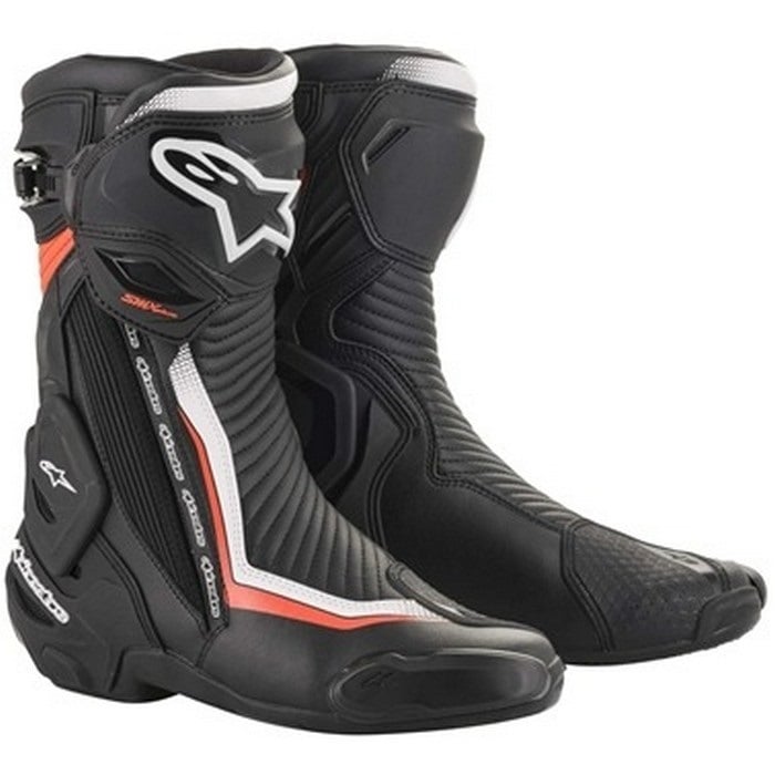 alpinestars アルパインスターズ SMX PLUS v2 BOOTS レーシングブーツ 1231 BLACK WHITE FLUO