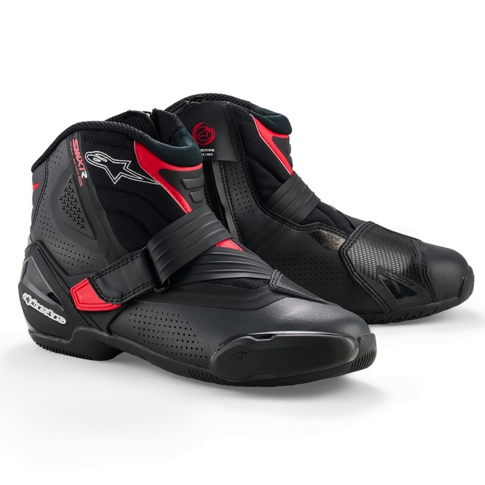 alpinestars アルパインスターズ 2224021 SMX-1 R v2 VENTED BOOT エスエムエックスワンアールブイツーベンディッドブーツ [13 BLACK RED]