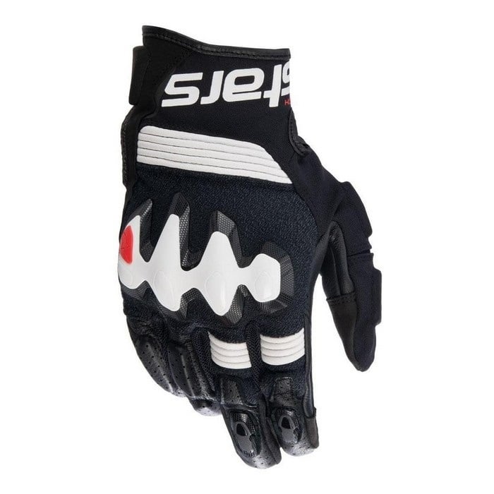 alpinestars アルパインスターズ HALO LEATHER GLOVE レザーグローブ 12 BLACK WHITE