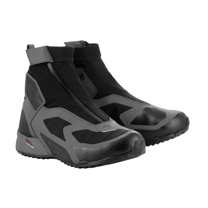 alpinestars アルパインスターズ CR-8 GORE-TEX SHOES ライディングシューズ 1285 BLACK DARK GRAY PETROL BLUE