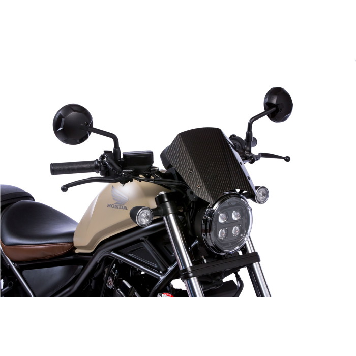 MORIWAKI ENGINEERING モリワキエンジニアリング メーターバイザーキット CF(カーボン) 綾織 REBEL250 20-22/23- / REBEL500 20-22/23-｜ナップス店