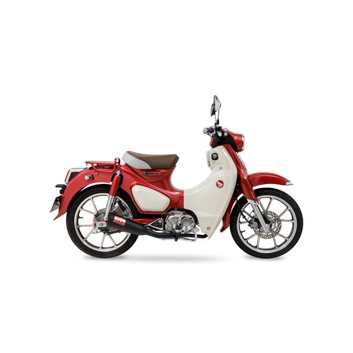 MORIWAKI ENGINEERING モリワキエンジニアリング フルエキゾーストマフラー メガフォン MEGAPHONE ブラック SUPER CUB C125 21-23/24-｜ナップス店 35,750円