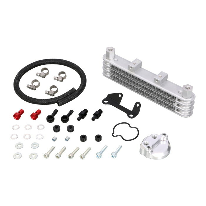 KITACO キタコ スーパーオイルクーラーKIT 3段コア・シリンダーヘッド下部マウント モンキー125(JB03)/ グロム(JC92)|ナップス店