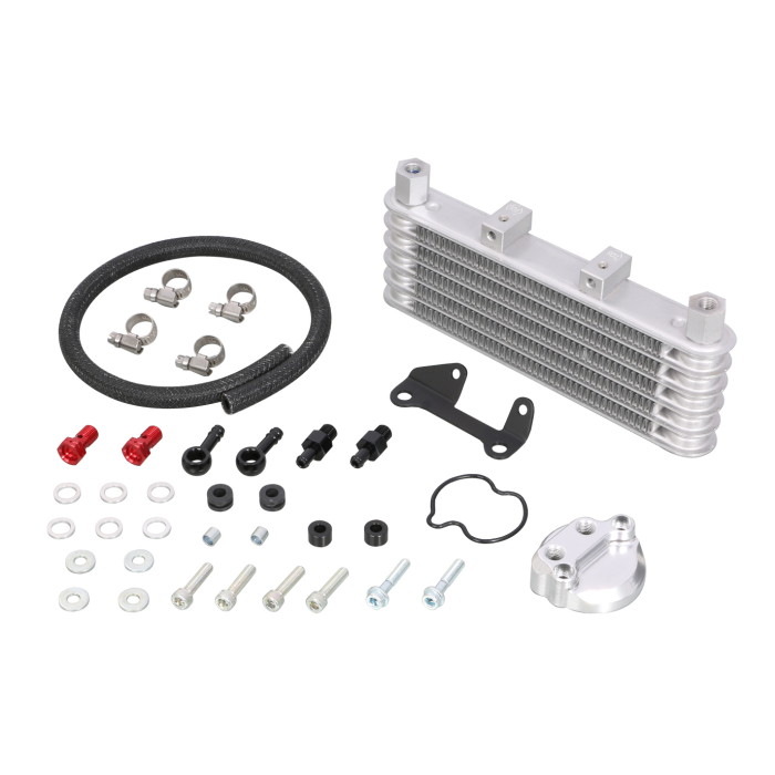 KITACO キタコ スーパーオイルクーラーKIT 5段コア・シリンダーヘッド下部マウント モンキー125(JB03)/ グロム(JC92)|ナップス店