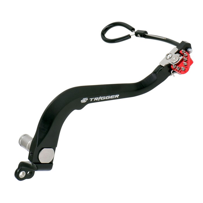 ZETA RACING ジータ レーシング トリガーブレーキペダル レッド CRF250L (MD47) 21-｜ナップス店