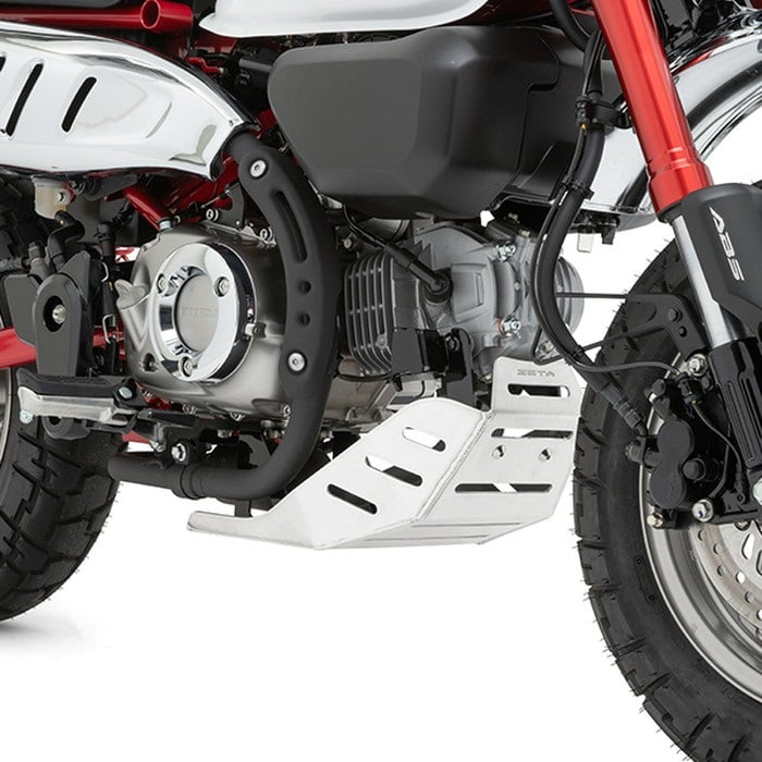 ZETA RACING ジータ レーシング エンジンプロテクション アンダーガード シルバー モンキー125 19-21|ナップス店