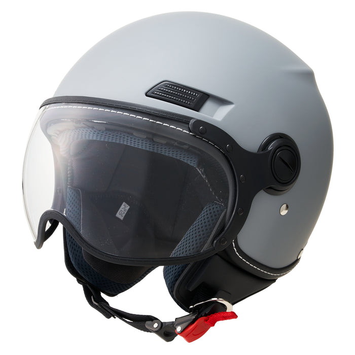 MARUSHIN マルシン MS-340 ジェットヘルメット マットグレー｜ナップス店