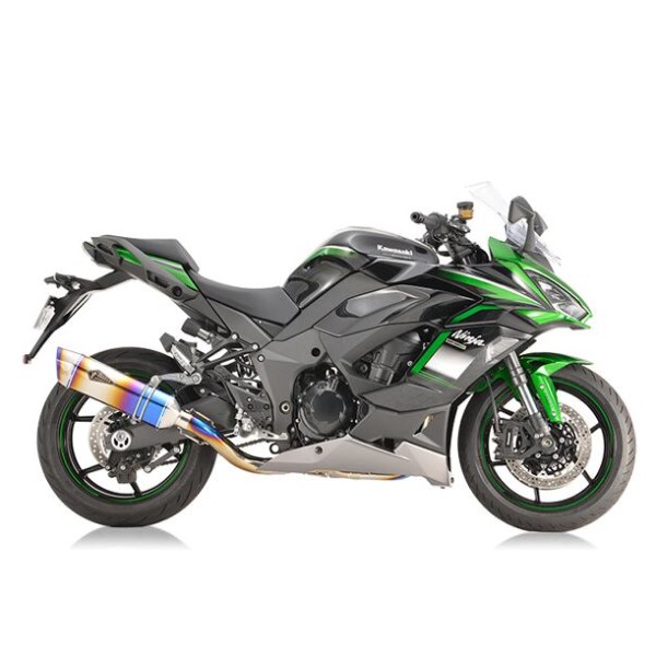 アールズギア リアルスペック シングルSタイプ チタンドラッグブルー Ninja 1000SX 20-22 r's gear rs gear rsgear