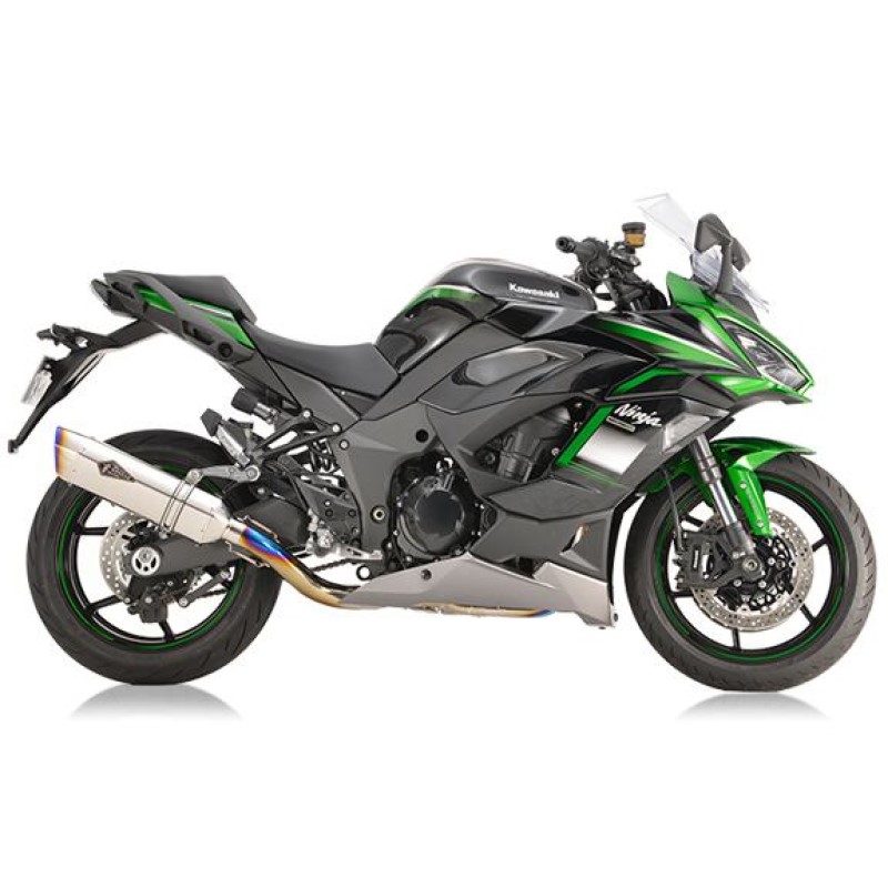 アールズギア リアルスペック シングルSタイプ チタンポリッシュ Ninja 1000SX 20-22 r's gear rs gear rsgear