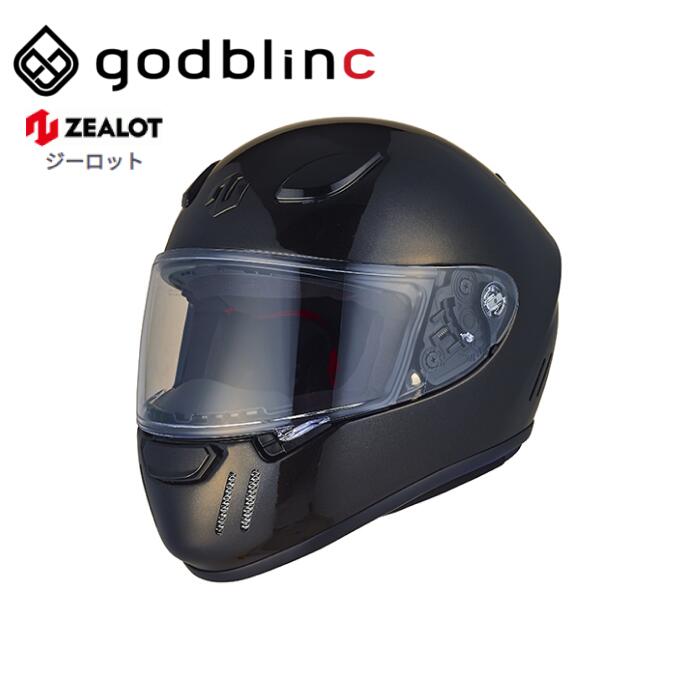 ZEALOT BladeRunner【ジーロット ブレードランナー】SOLID METALLIC BLACK メタリックブラック ヘルメット バイク オートバイ 用品 メンズ レディース 男性 女性 かっこいい おしゃれ メーカー ブランド 人気 おすすめ 26,235円