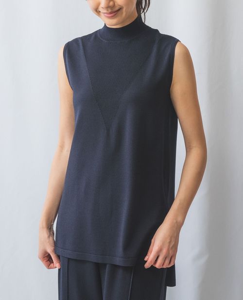 【50%OFF】《 ハイネック チュニック 》 【 ナラカミーチェ 公式】 レディース トップス ニット ノースリーブ セットアップ ナラ カミーチェ ナラカミ NARACAMICIE アウトレット 送料無料