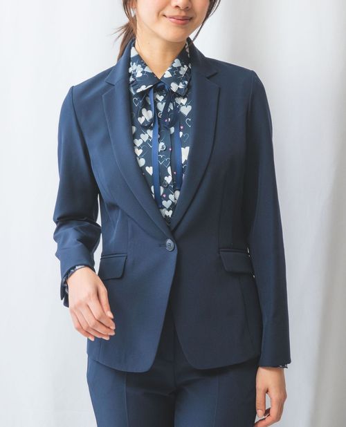 ★今日使える！20%OFFクーポン★【期間限定55％OFF】《【 セットアップ スーツ 対応】強撚合繊 ストレッチ テーラード ジャケット 》 レディース アウター ナラ カミーチェ NARACAMICIE ナラカミ アウトレット 送料無料