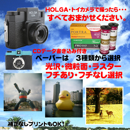 【楽天市場】トイカメラ で撮った ブローニーフィルム ネガ現像 同時プリント FUJI PRO400 Kodak Ektar PORTRA