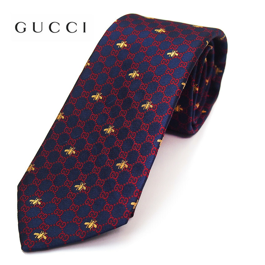 楽天市場】グッチ ネクタイ GUCCI GGビー（ハチ） 545078 4E002 4174