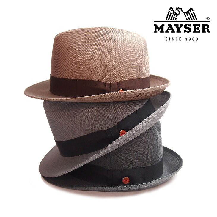 MAYSER (マイザー) ドラロン 小ツバ 中折れハット おしゃれ M282801 送料無料 正規品 メンズ