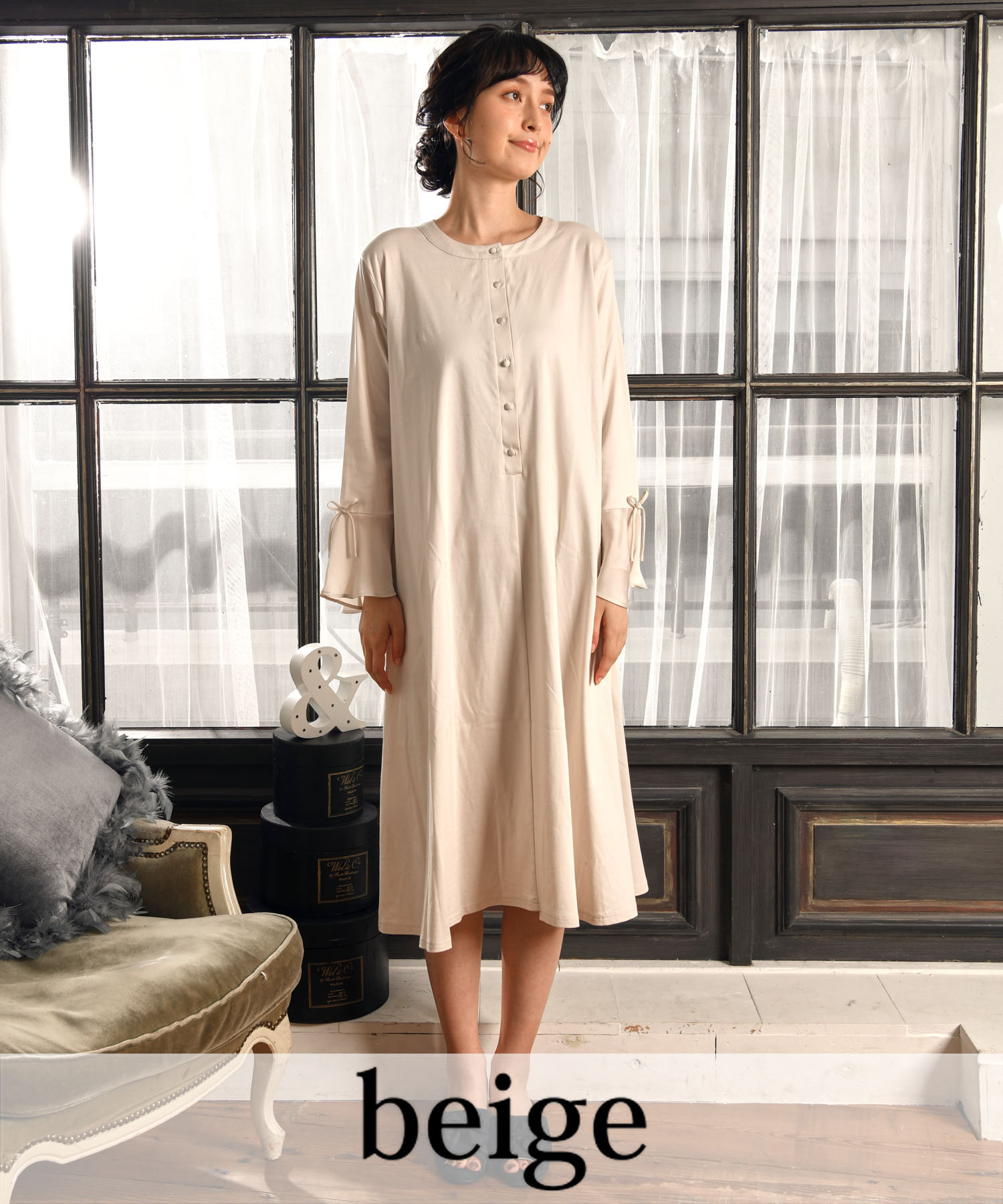 激安の Narue公式 公式 ナルエー Narue Narue 春 ルームウェア ワンピース ネグリジェ パジャマワンピース レディース ギフト 大人っぽい プレゼント ホワイト ピンク 21 綿 抗菌 抗ウイルス加工 クレンゼ 抗ウイルス加工スムースワンピース 母の日w 55 以上