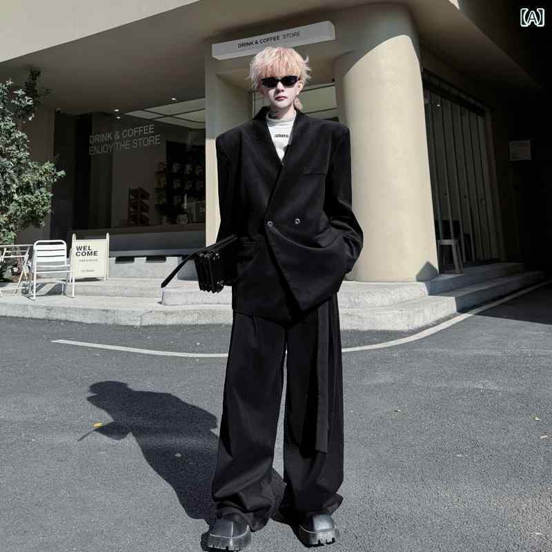 セットアップ レディース 高級感 レトロ ベロア ジャケット ワイドパンツ 2点セット 春夏 オフィスカジュアル 通勤 ビジネス フォーマル 普段使い ゆったり きれいめ ポリエステル ブラック ブラウン|naruki