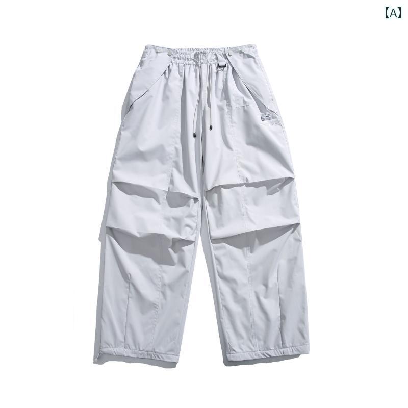 パンツ メンズ 裏起毛 カーゴパンツ ジョガー アメカジ ヴィンテージ 厚手 防寒 暖かい ドローストリング 裾絞り ルーズフィット ゆったり カジュアル 普段使い 冬