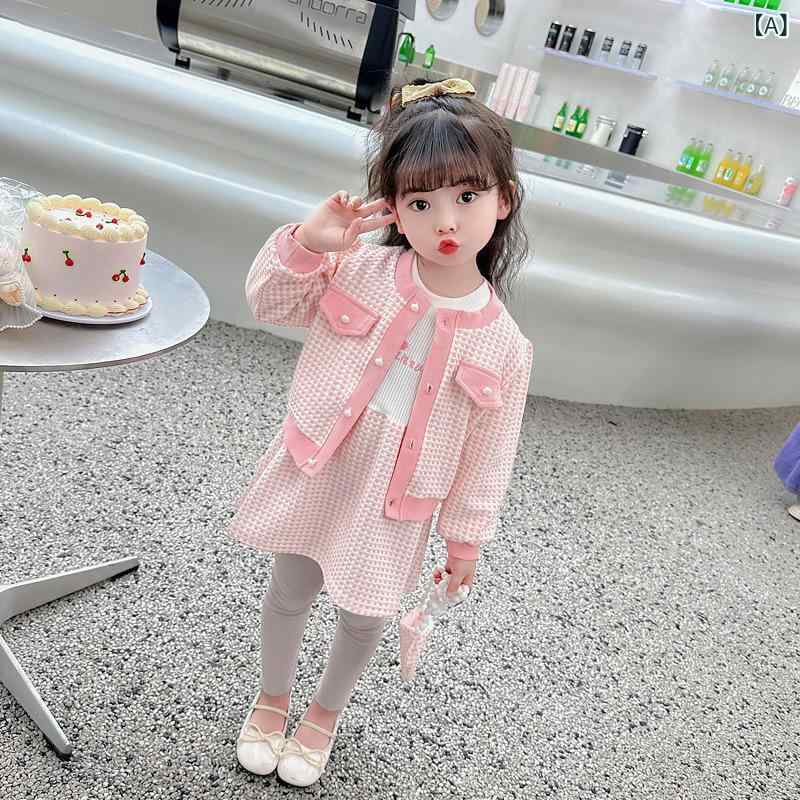 セットアップ ベビー 女の子 キッズ 女児 春秋 かわいい おしゃれ 韓国風 トレンド 普段使い お出かけ パンツ 3点セット 長袖 綿 快適