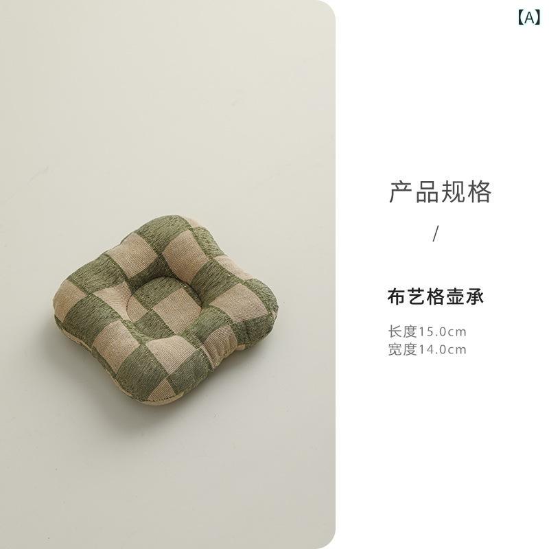 茶席 モダンチャイニーズ 禅意デザイン 茶敷き ティーマット 乾泡茶席 断熱 耐熱 茶芸 テーブルランナー 布製 ファブリック 家庭用 来客用 リビング 高級感 壺承マット