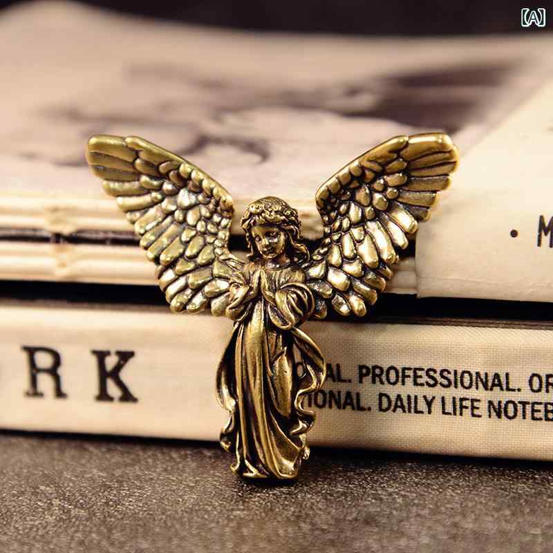 楽天市場】BRASS STORE ブラスストア / 真鍮 置物（天使）エンジェル