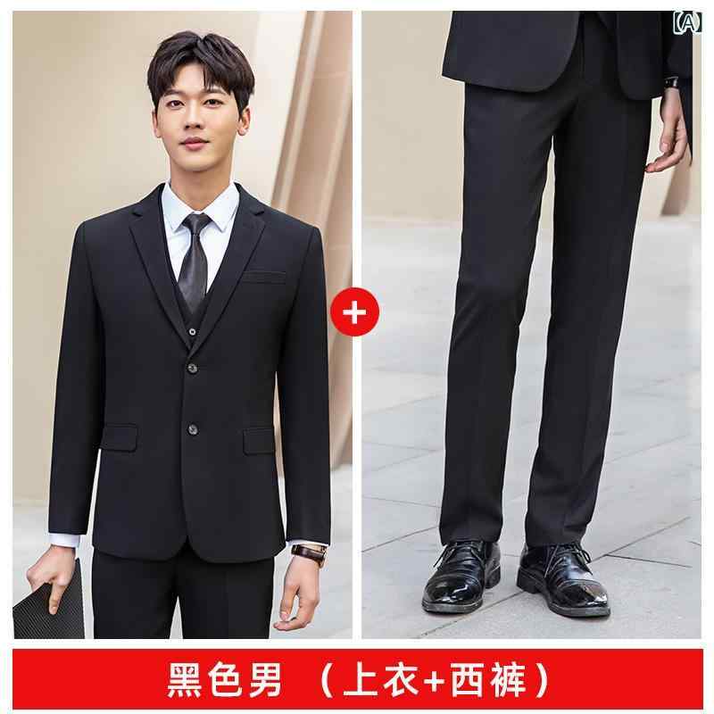 スーツ レディース ブラック 黒 ビジネス オフィス フォーマル スリーピース セットアップ スリムフィット 細身 ストレッチ 伸縮性 シワ防止 ノーアイロン 通年