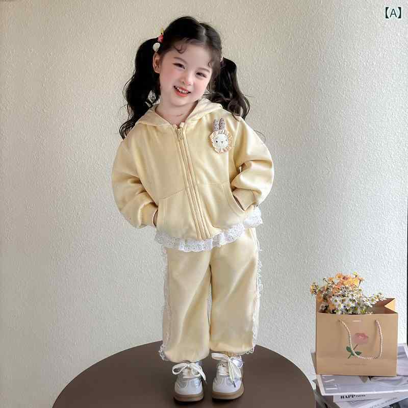 セットアップ 女の子 キッズ ガールズ キャラクター かわいい おしゃれ スポーツウェア ジャージ アウター 長袖 ロングパンツ 2点セット 綿 春秋 普段着 運動