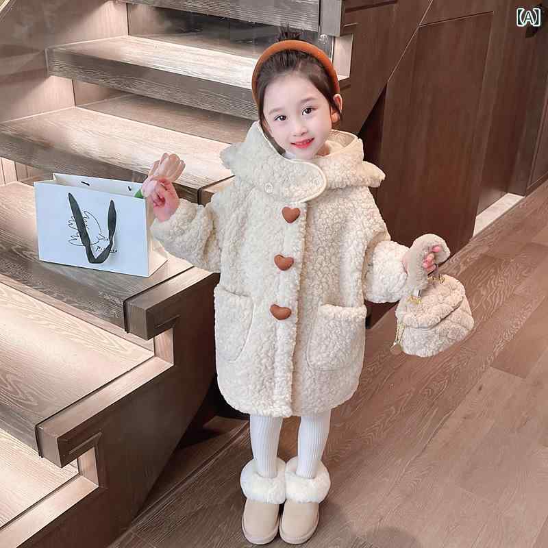 コート キッズ 女の子 もこもこ ボアコート 裏ボア 厚手 暖かい スタンドカラー かわいい 子供服 秋冬 防寒 やわらか