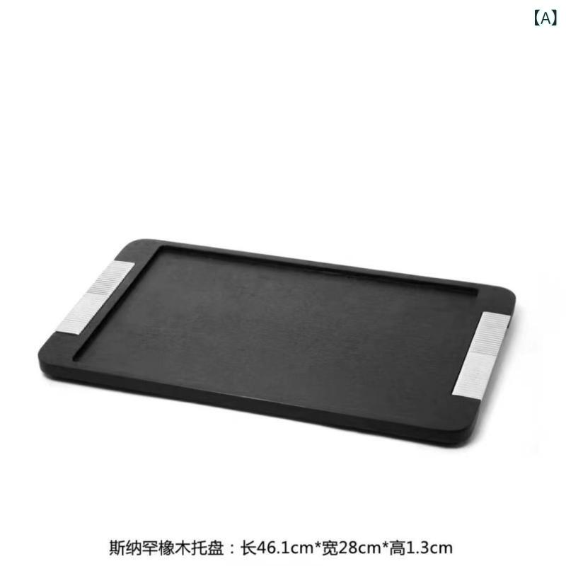 収納トレイ 欧風 高級感 シンプル モダン 長方形 金属製 無垢材 馬毛 ディスプレイ 飾り オブジェ インテリア雑貨 玄関 リビング ローテーブル 整理 スタイリッシュ 置き物