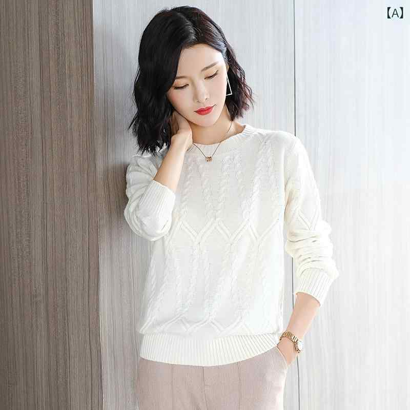スウェーター レディース 絨毛スウェーター ゆったり 厚地の外套大いさ ティーシャツ 丸首 長袖 朦朦たる 肉厚 遊撃手丈 惜しみ無い大いさ 白いこと 無地 秋冬 生あたたかい 防寒 通い 心地よい 好いたらしいめ 日用品雑貨・文房具・手芸-その他