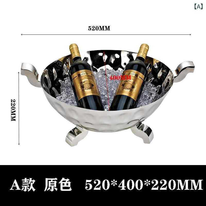 ステンレス鋼 内燃機関井戸釣瓶 三鞭酒井戸釣瓶 商用 冷蔵 見せびらかすお盆 サラダ菜どんぶり鉢 フルーツどんぶり鉢 果物皿 バイキング 見せびらかす しろがね色 ゴールド 耐久性 御前上等感 御勤め用 勝手もと 飲食店