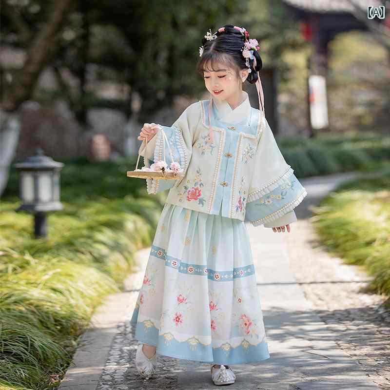女の子 チャイナドレス 女児 民族衣装 唐装 春秋 ?? ポリエステル 切り替え デザイン かわいい ブルー 赤 春夏 秋冬 通学 普段使い 部屋着 伸縮性 軽量 吸湿速乾 120cm 150cm 110cm 130cm 140cm 160cm 中大童