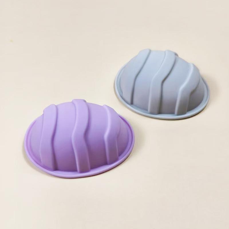 ・扶焙模具 立体持ちなおす蛋 西洋菓子型 食料雑貨類用ケイ素樹脂 黒茶 ヘアムース型 不規則さつら構え 紫色 薄墨色 今日このごろ分かりやすい ケイ素樹脂原料品 軽さ 延性のある耐熱