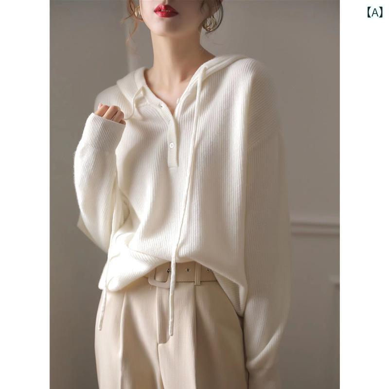編み物 トップス レディース 烏兎 連帽 絨毛 編み物スウェーター 成人女性用 ゆったり 広々とした影ぼうし 無地 か細い成り行き ティーシャツ ロング捩り 朦々たる うつり変わり オパール 薄墨色 人となり 通い 普段使い走り 連合王国風 絨毛95%以上 優しいこと もの柔らか原材料 ゆったり