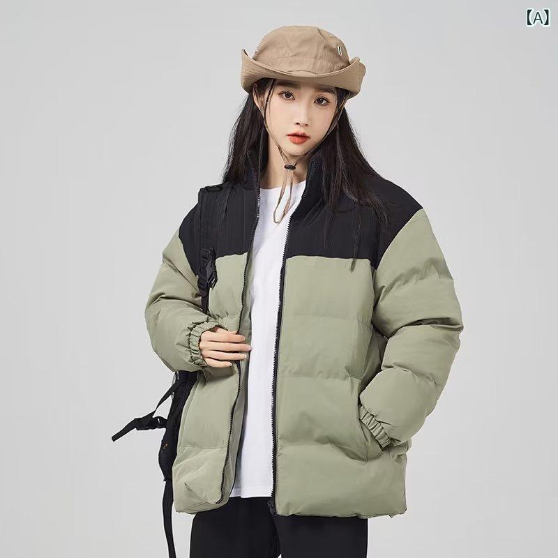 コート メンズ 秋冬 立領 フード付き 羽?棉服 厚手 保暖 ポリエステル 格子柄 切り替え ジップアップ 合体型 直下? 側ポケット 緑 黒 黄 杏 紫 青 緑 休? ファッション 4,700円