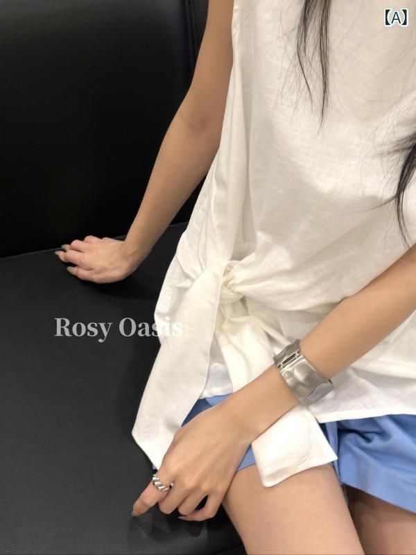 無袖 プルオーバー レディース 綿麻 麻 綿 無地 ティーシャツ 抽き寄せ 筋目 太陽フレア 濫りがわしい ビッグ影ぼうし ラウンドのど首 夏 春夏 白いこと 青色 黒いこと 分かりやすい 愛くるしげ ゆったり 冷やりとした 吸湿速乾 人付き合い冷感 通い 普段使い レディースファッション-コート・ジャケット