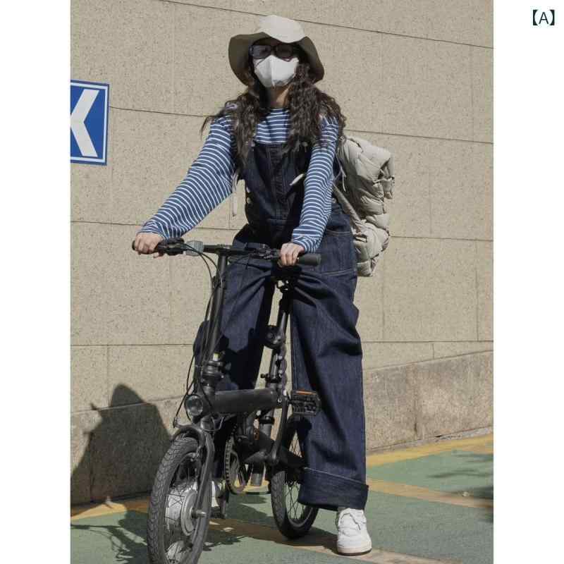 上っ張り 成人女性用 春夏 日系 レトロ ワイドレッグ 工装 ジーンズ 高腰 背? 長ズボン うつり変わり 綿 中厚 名取り草 無弾力性 濫りがわしい ゆったり か細い 深青 ジーンズズボン下 ジーンズ 綿95 普段使い走り 心地好い デイリー ルーズフィット ご機嫌酉の方角 コッ