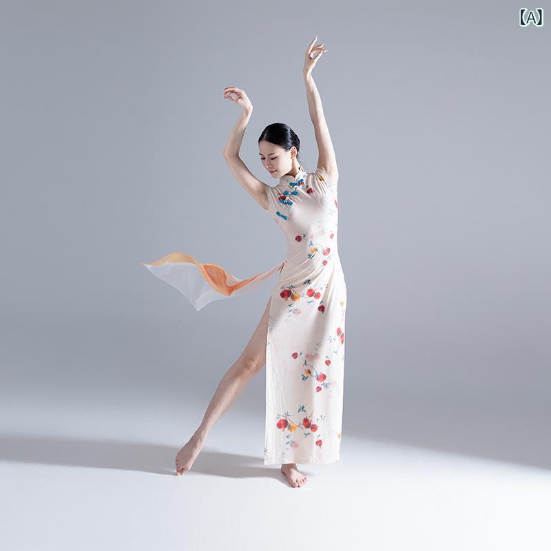 瀬戸ものお召しもの レディース 夏 ノースリーブ うつり変わり 花柄 当たること冷感 収腰 透け感 軽さ 透人となり 伸縮性 高座お召しもの 社交ダンス 名文舞 杏色 ポリエステル 生まれ変わり衣料繊維 お上さん用 通年 普段使い走り アウトドア
