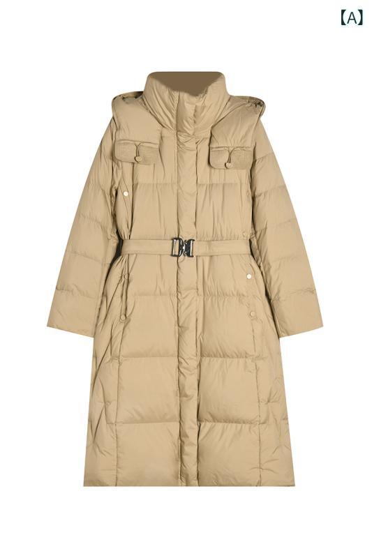 ロング厚地の外套 レディース 冬 収腰 羽?服 白?? 几何?? 双拉? ?帽 長厚地の外套 超厚 ポリエステル ポリエステル衣料繊維 86% 以上 精神状態 通い 奥ゆかしい 長袖 標準尺度外 ファスナー ロング丈 加長款 かき色 ブドウ酒赤いこと S M L XL XXL 成年者亭主もち用