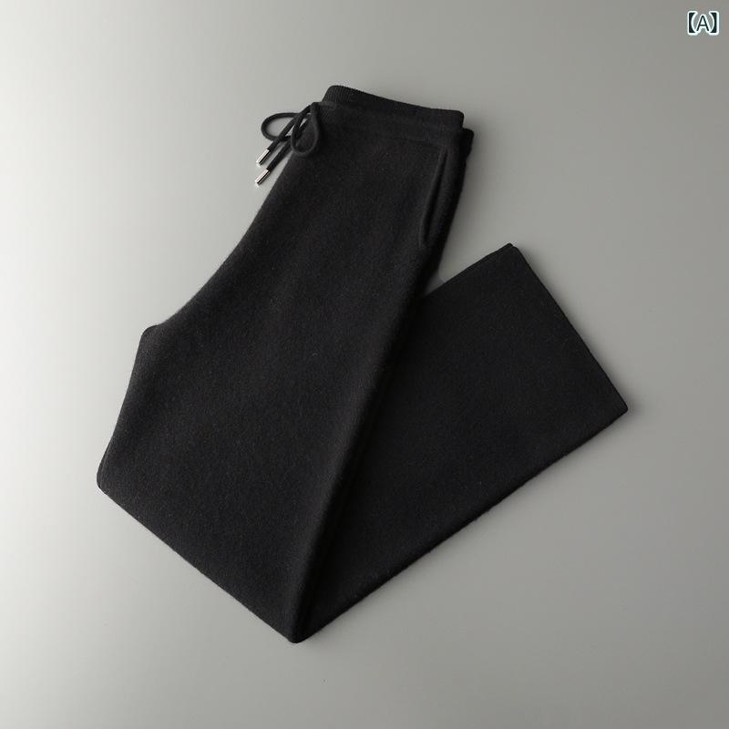 メンズ 秋冬 羊?パンツ 男性用 小脚パンツ スウェットパンツ ワイドパンツ ハイウエスト 長ズボン 加厚 防風 高級感 純色 グレー ブラック ベージュ 直筒 微弾性 切り替え 多ポケット 韓流 カジュアル ルームウェア 普段使い ビッグシルエット 防｜naruki 12,074円