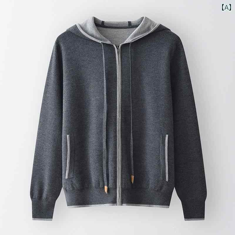 編み物 ジレー レディース 秋冬 ボンネット 長袖 羊? 朦々たる ゆったり ダブル隠し ファスナー うつり変わり 肋筋 深薄墨色 通い 精神状態 吸湿速乾 優しいこと 御前上等感 当たること冷感 生まれ変わり衣料繊維