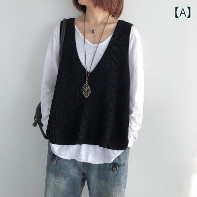 編み物 より良い レディース 春夏 全棉 Vのど首 無袖 坎肩 背心 返り咲き クロシェ トップス 綿 当たること冷感 黒いこと 深灰 珈琲 ・柑其 米国海軍 広広とした影ぼうし 精神状態 ルーズフィット 吸湿速乾 軽さ 通い 普段使い走り お座敷着 アウトドア