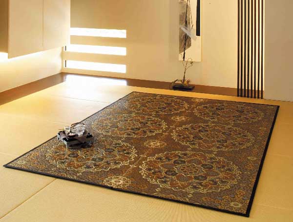 六重織い草引っ敷き 九重の天   90*150